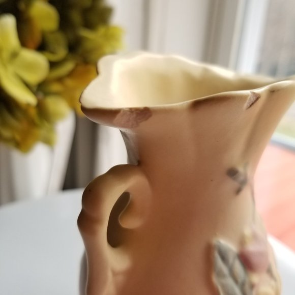 RARE Vintage USA/Hull Art Hull Art Swan Wing Handled Magnolia Vase - Picture 5 of 5